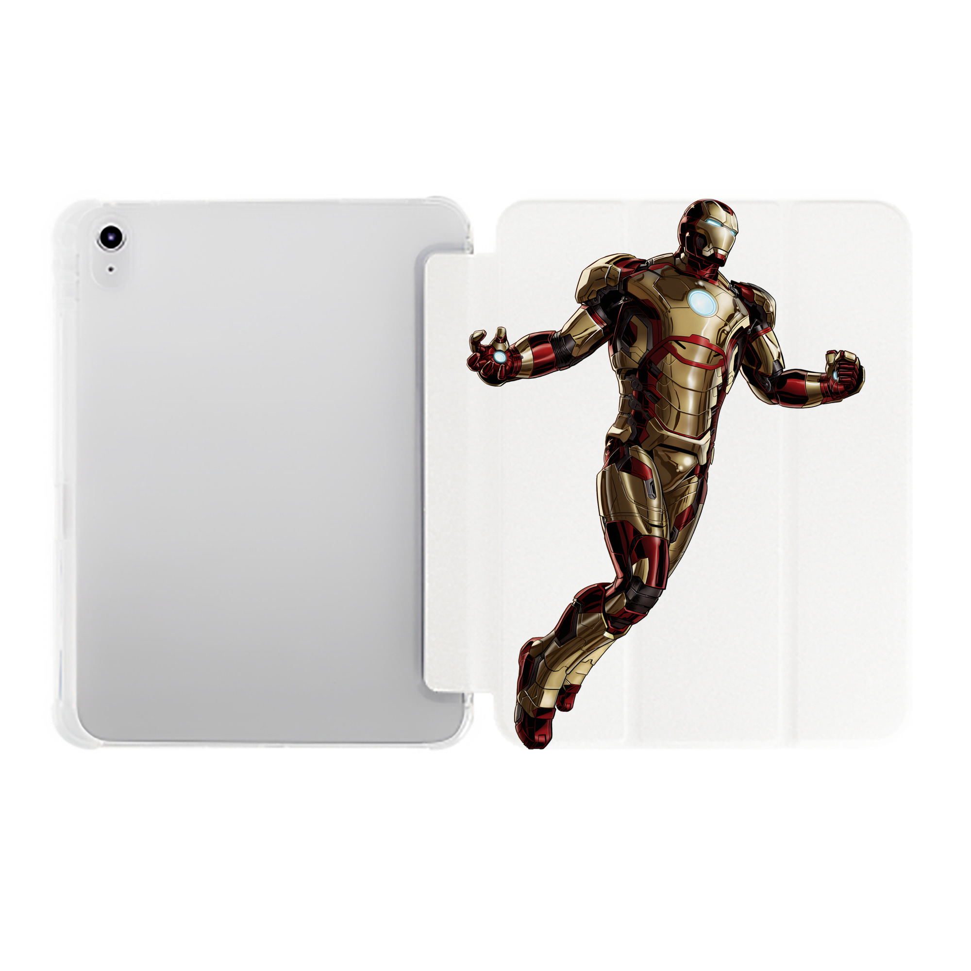 （画像用） アベンジャーズ The Avengers IPad ケース ペン収納付き 三つ折りスタンド PUレザー×シリコン 対応機種9.5/10.5/10.9インチ